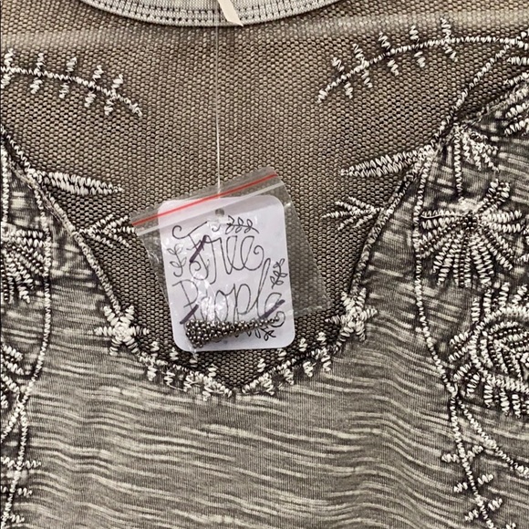 Free People Micha Tee in Gray - Picture 6 of 13
